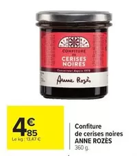 Rozès - Confiture De Cerises Noires offre à 4,85€ sur Carrefour Contact