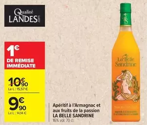 Apéritif À L'Armagnac Et Aux Fruits De La Passion offre à 9,9€ sur Carrefour Contact