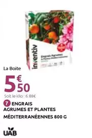 Inventiv - Engrais Agrumes Et Plantes Méditerranéennes offre à 5,5€ sur Mr Bricolage