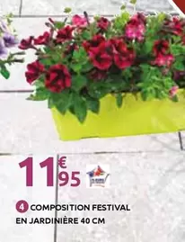 Composition Festival En Jardinière offre à 11,95€ sur Mr Bricolage