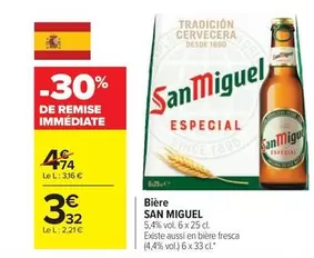 Bière offre à 3,32€ sur Carrefour City