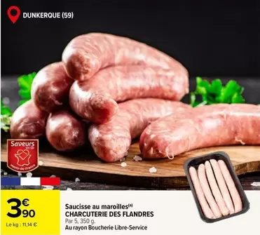 Saucisse Au Maroilles offre à 3,9€ sur Carrefour City
