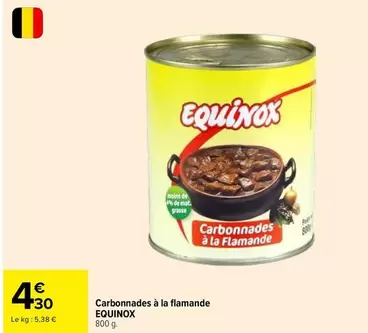Equinox - Carbonades À La Flamande offre à 4,3€ sur Carrefour City