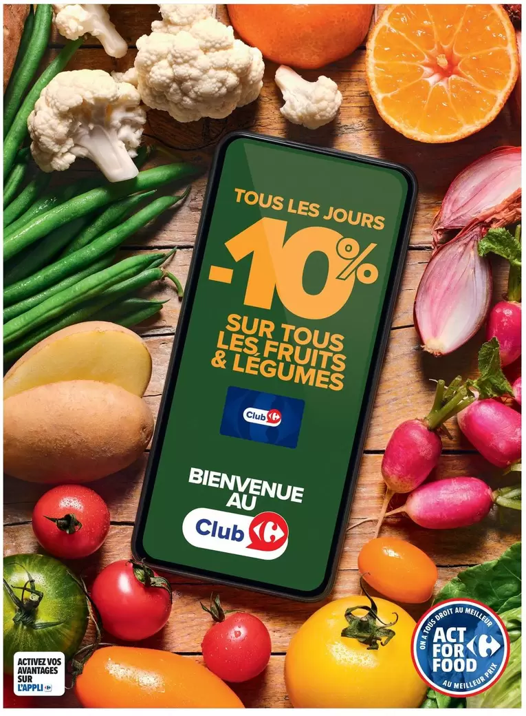 TOUS - Sur Tous Les Fruits & Legumes offre sur Carrefour City