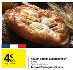Kouign Amann Aux Pommes offre à 4,9€ sur Carrefour City