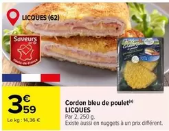 Cordon Bleu De Poulet offre à 3,59€ sur Carrefour Market