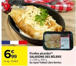 Ficelles Picardes offre à 6,99€ sur Carrefour Market