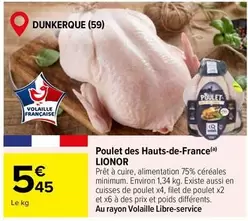 Poulet Des Hauts-de-france offre à 5,45€ sur Carrefour Market