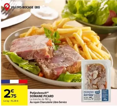 Picard - Potivelvesch offre à 2,75€ sur Carrefour Drive