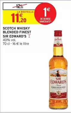 Scotch - Scotch Whisky Blended offre à 11,2€ sur Intermarché Contact