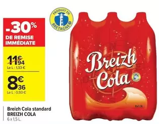 Breizh Cola Standard offre à 8,36€ sur Carrefour Express
