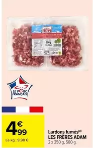 Adam - Lardons Fumés offre à 4,99€ sur Carrefour Express