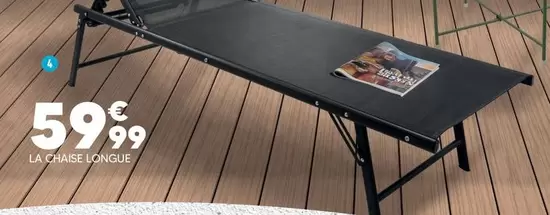 Chaise Longue  offre à 59,99€ sur Shopix