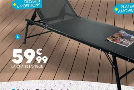 Chaise Longue offre à 59,99€ sur Shopix