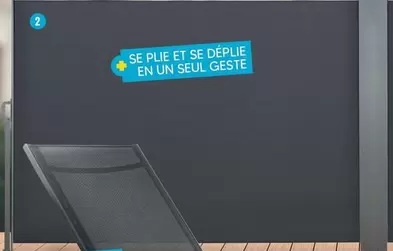 Paravent Rétractable Double offre à 114,99€ sur Shopix