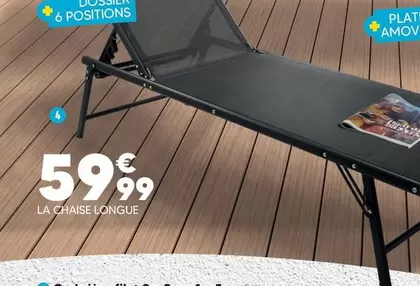 Chaise Longue offre à 59,99€ sur Shopix