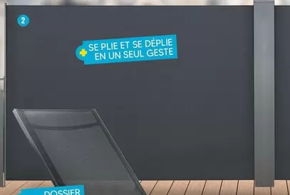 Paravent Rétractable Double offre à 114,99€ sur Shopix