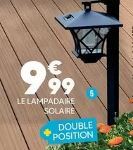 Lampadaire Solaire 2 Positions offre à 9,99€ sur Shopix