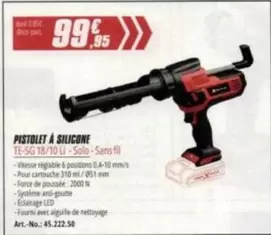 Pistolet A Silicone offre à 99,95€ sur Les Briconautes