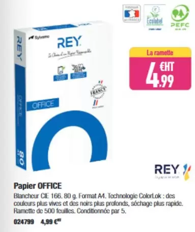 Papier Office offre à 4,99€ sur Calipage