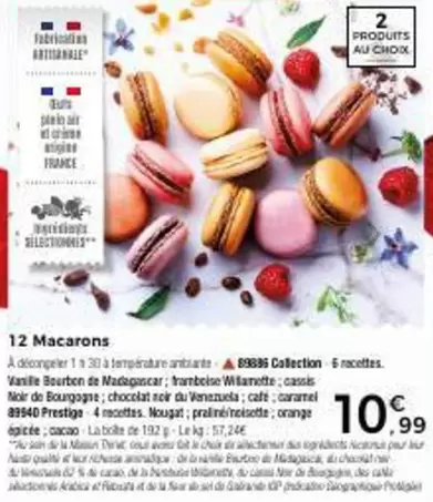 12 Macarons offre à 10,99€ sur Maison Thiriet