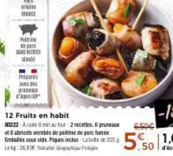 Fruits En Habit offre à 5,5€ sur Maison Thiriet