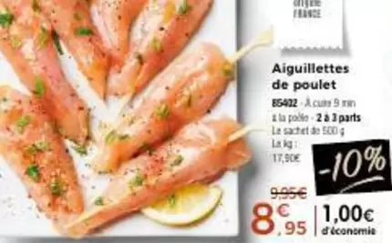 Aiguillettes De Poulet offre à 8,95€ sur Maison Thiriet