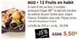 Fruits En Habit  offre à 5,5€ sur Maison Thiriet