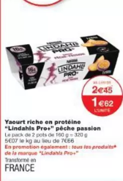 Yaourt Riche En Protéine offre à 1,62€ sur Monoprix