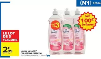 Carrefour - Liquide Vaisselle offre à 2,99€ sur Carrefour Contact