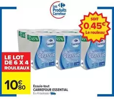 Carrefour - Essuie-tout offre à 10,8€ sur Carrefour Contact