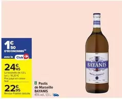 Bayanis - Pastis De Marseille offre à 22,95€ sur Carrefour Contact