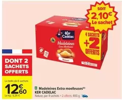 Ker Cadelac - Madeleines Extra Moelleuses offre à 12,6€ sur Carrefour Contact