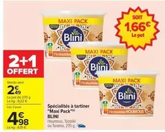 Blini - Spécialités À Tartiner Maxi Pack offre à 2,49€ sur Carrefour Contact
