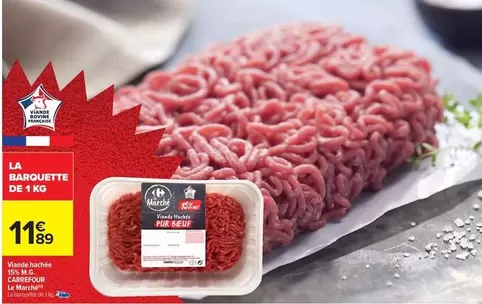 Carrefour - Viande Bovine: Giftière 2 Boites offre à 11,89€ sur Carrefour Contact