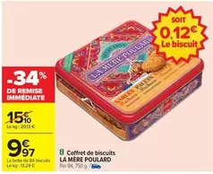 La Mere Poulard - Coffret De Biscuits offre à 9,97€ sur Carrefour Contact