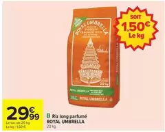 Royal - Riz Long Parfumé offre à 29,99€ sur Carrefour Contact