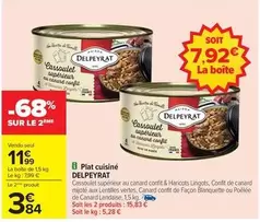 Delpeyrat - Plat Cuisiné offre à 11,99€ sur Carrefour Contact