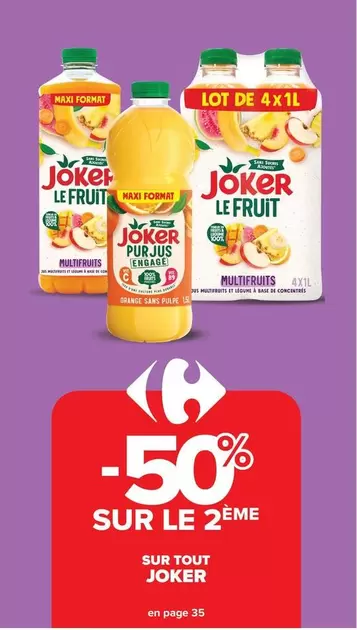 Joker - Sur Tout offre sur Carrefour Contact