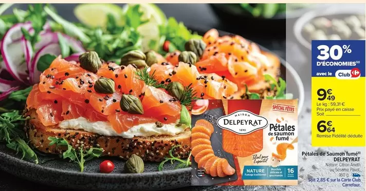 Delpeyrat - Pétales offre à 6,64€ sur Carrefour Contact