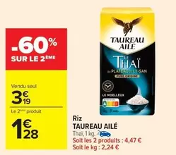 Taureau Ailé - Riz offre à 3,19€ sur Carrefour Contact