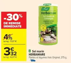 A.Vogel - Sel Marin offre à 3,32€ sur Carrefour Contact