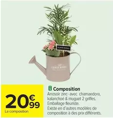 Composition offre à 20,99€ sur Carrefour Contact