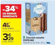 Chocolat Noisette offre à 3,29€ sur Carrefour Contact
