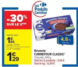 Carrefour - Brownie Classic' offre à 1,85€ sur Carrefour Contact