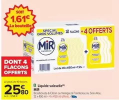 Mir - Liquide Vaisselle offre à 25,8€ sur Carrefour City