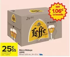 Leffe - Bière D'abbaye offre à 25,55€ sur Carrefour City