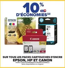 Epson - Sur Tous Les Packs Cartouches D'encre , Hp Et offre sur Carrefour City