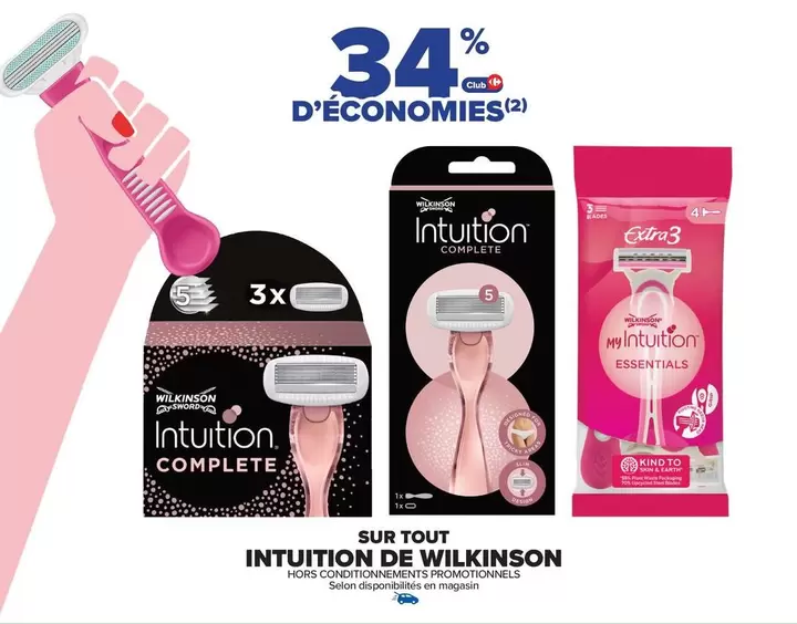 Wilkinson - Sur Tout Intuition De offre sur Carrefour Market