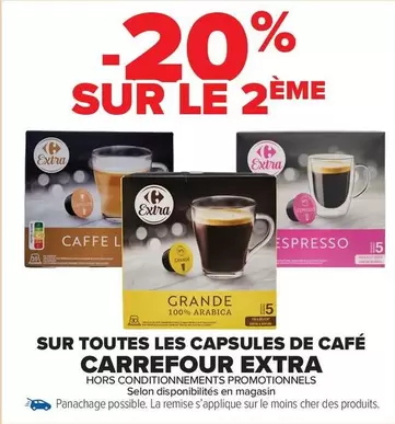 Carrefour - Sur Toutes Les Capsules De Café offre sur Carrefour Market
